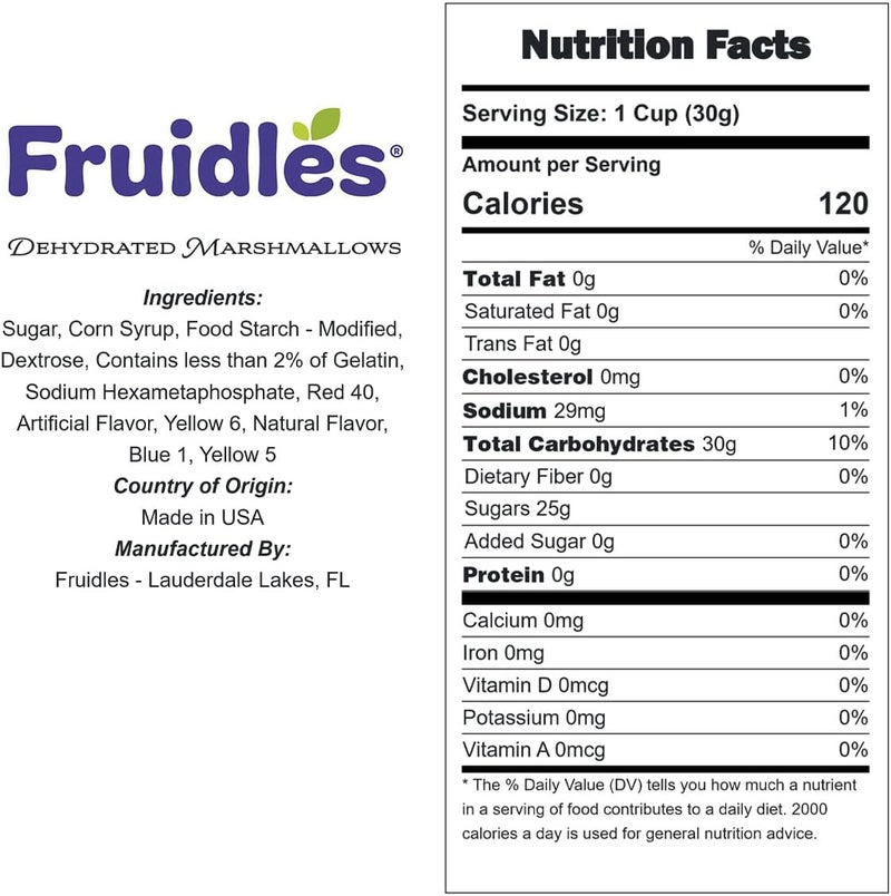 Fruidles Multicolor Mini Dehydrated Marshmallows - Image 2